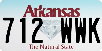 AR license plate 712WWK