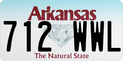 AR license plate 712WWL