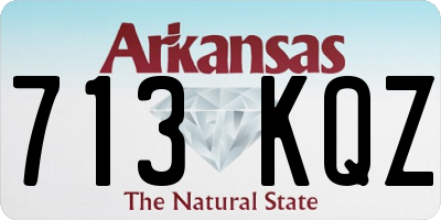 AR license plate 713KQZ