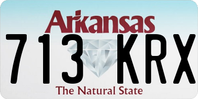 AR license plate 713KRX