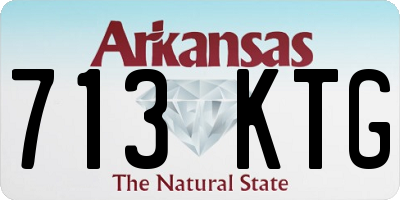 AR license plate 713KTG