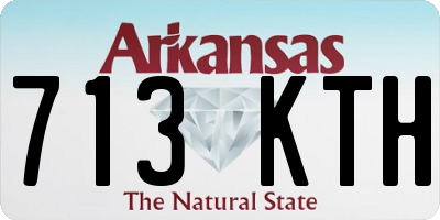 AR license plate 713KTH