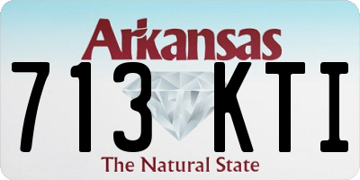 AR license plate 713KTI