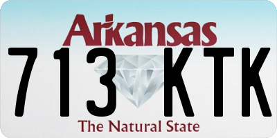 AR license plate 713KTK