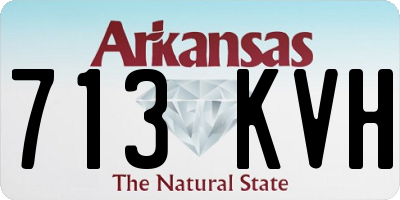 AR license plate 713KVH