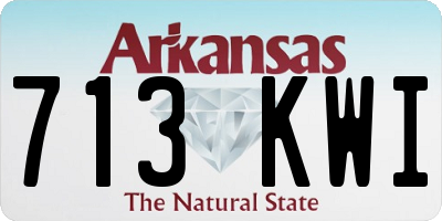 AR license plate 713KWI