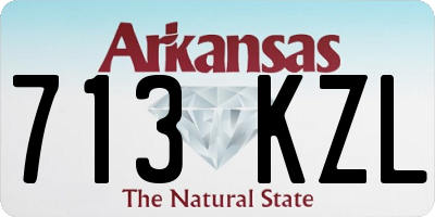 AR license plate 713KZL
