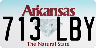 AR license plate 713LBY