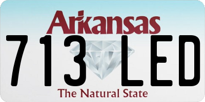 AR license plate 713LED