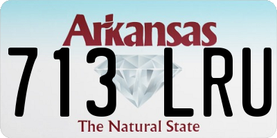 AR license plate 713LRU
