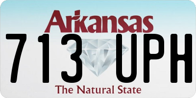 AR license plate 713UPH
