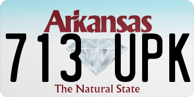 AR license plate 713UPK