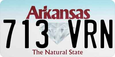 AR license plate 713VRN