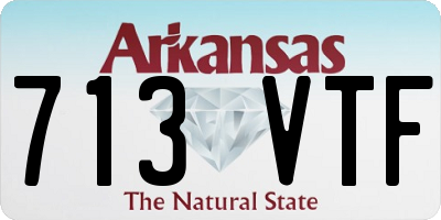 AR license plate 713VTF