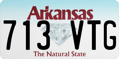 AR license plate 713VTG