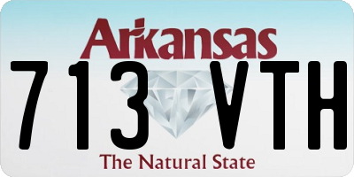 AR license plate 713VTH