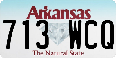 AR license plate 713WCQ