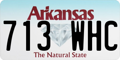 AR license plate 713WHC