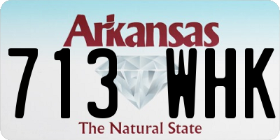AR license plate 713WHK