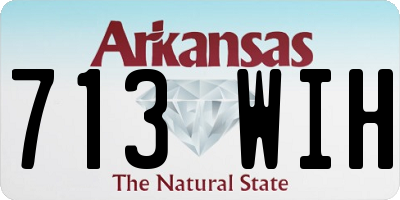 AR license plate 713WIH