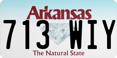 AR license plate 713WIY