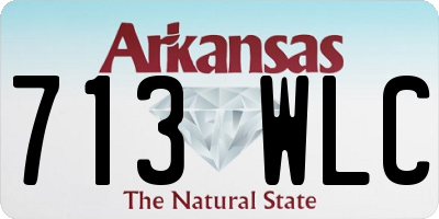 AR license plate 713WLC