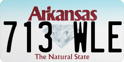 AR license plate 713WLE