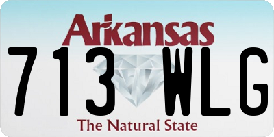 AR license plate 713WLG