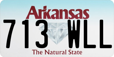 AR license plate 713WLL