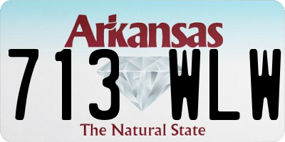 AR license plate 713WLW