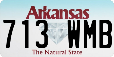AR license plate 713WMB