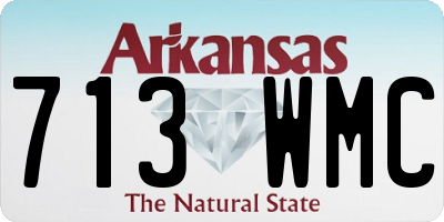 AR license plate 713WMC