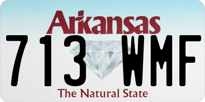 AR license plate 713WMF