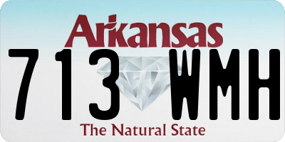 AR license plate 713WMH