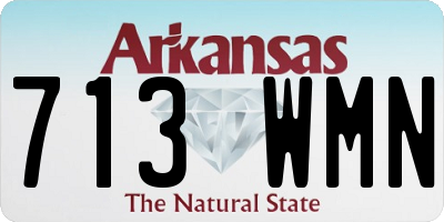 AR license plate 713WMN