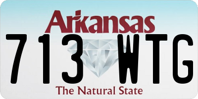 AR license plate 713WTG