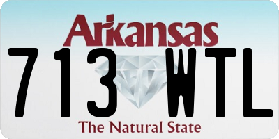 AR license plate 713WTL