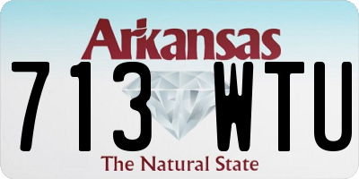 AR license plate 713WTU