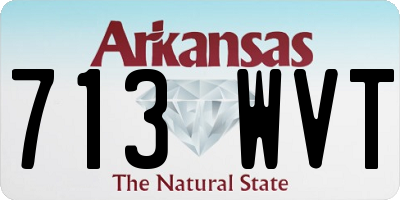 AR license plate 713WVT