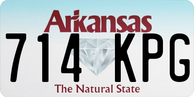 AR license plate 714KPG