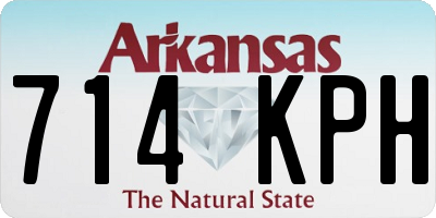 AR license plate 714KPH