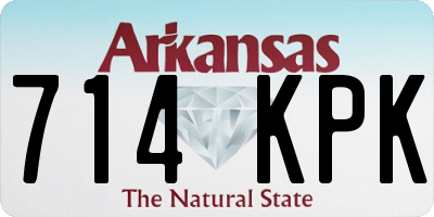 AR license plate 714KPK