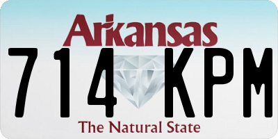 AR license plate 714KPM