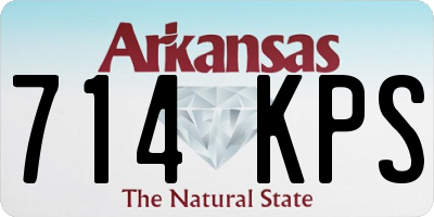 AR license plate 714KPS