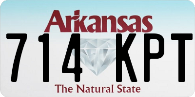 AR license plate 714KPT