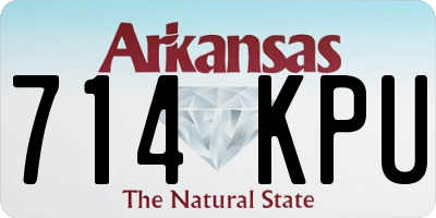 AR license plate 714KPU