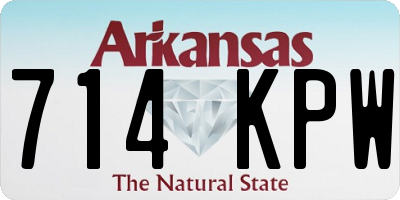AR license plate 714KPW