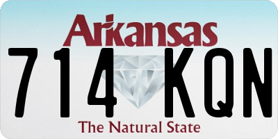 AR license plate 714KQN