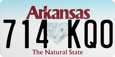 AR license plate 714KQO
