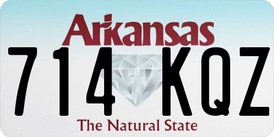 AR license plate 714KQZ